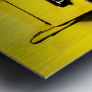 Yellow A-Fare Metal print