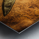 Pirate sword on buried treasure map Metal print