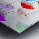 The rain collection Metal print