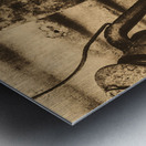 Whiskey at the rusty saw mill Metal print