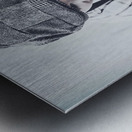 Vintage creativity in process Metal print