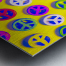 Patterning peace Metal print