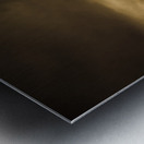 Intense coastline drama Metal print