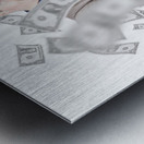 Businessman Holding Wallet Metal print