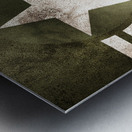 Military army star background Metal print