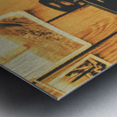 Vintage photography stack Metal print