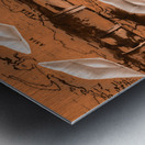 Course for seven seas Metal print