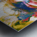 Paint splash pinup art Metal print