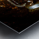 Fire in the hen house Metal print