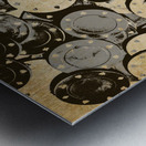 The Poker Saloon Metal print