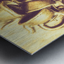 Antique cafe composition Metal print