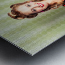 Fifties Classic Portrait Retro House Work Woman Metal print