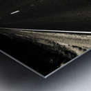 Begins here Metal print