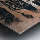 Gritty city Metal print