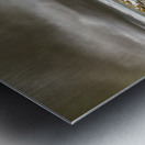 Dark skies on ocean shores Metal print