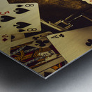 Western straight shooter  Metal print