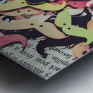 Pop art moes Metal print