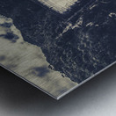 Deep blue ravine   Metal print