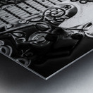 Tone clef Metal print