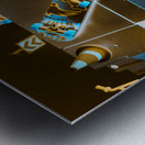 Color kick-flips and tricks Metal print