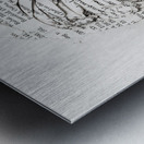 Hole in the official story Metal print