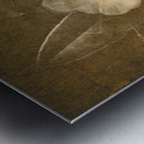 Vintage postcard flower Metal print