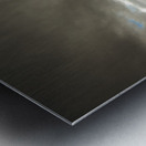 Beach storms and turbulent seas Metal print