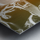 Lomo light leaks Metal print