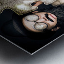 Businessman Puzzle Solving With Digital Solutions Metal print