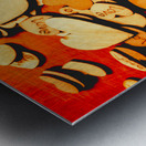 Abstract collective connection Metal print