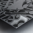 Greyscale Metal print