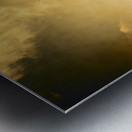 Country river crossing landscape Metal print