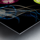 Captivating connectivity Metal print