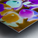 Finding neon Metal print