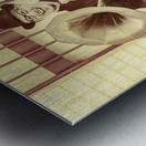 Jazz man in the back alley Metal print