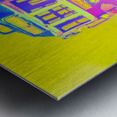 Commuter pop Metal print