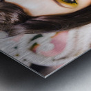 Retro Woman Metal print