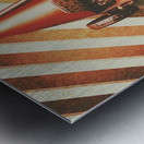 Race Stripes Metal print