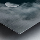 The Dark Atmospheric Lighthouse Metal print