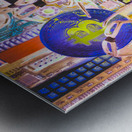 Cryptocurrency circuitry Metal print