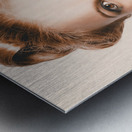 Fifties Pinup Woman Seeing Movie At Retro Cinema Metal print