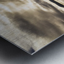 Water of reflective sunlight Metal print