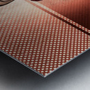 Sweet candy pinup girl with vintage toffee apple Metal print