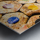 Stacks of colour Metal print