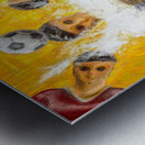 Heads I win foosball you lose Metal print