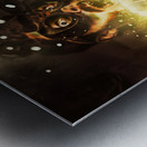 Start up business man with explosive idea Metal print