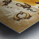 Splashback to the old ocean Metal print