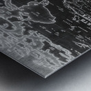 Taxi map Metal print