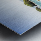 Captivating coastal cliff Metal print