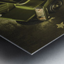 Military green Metal print